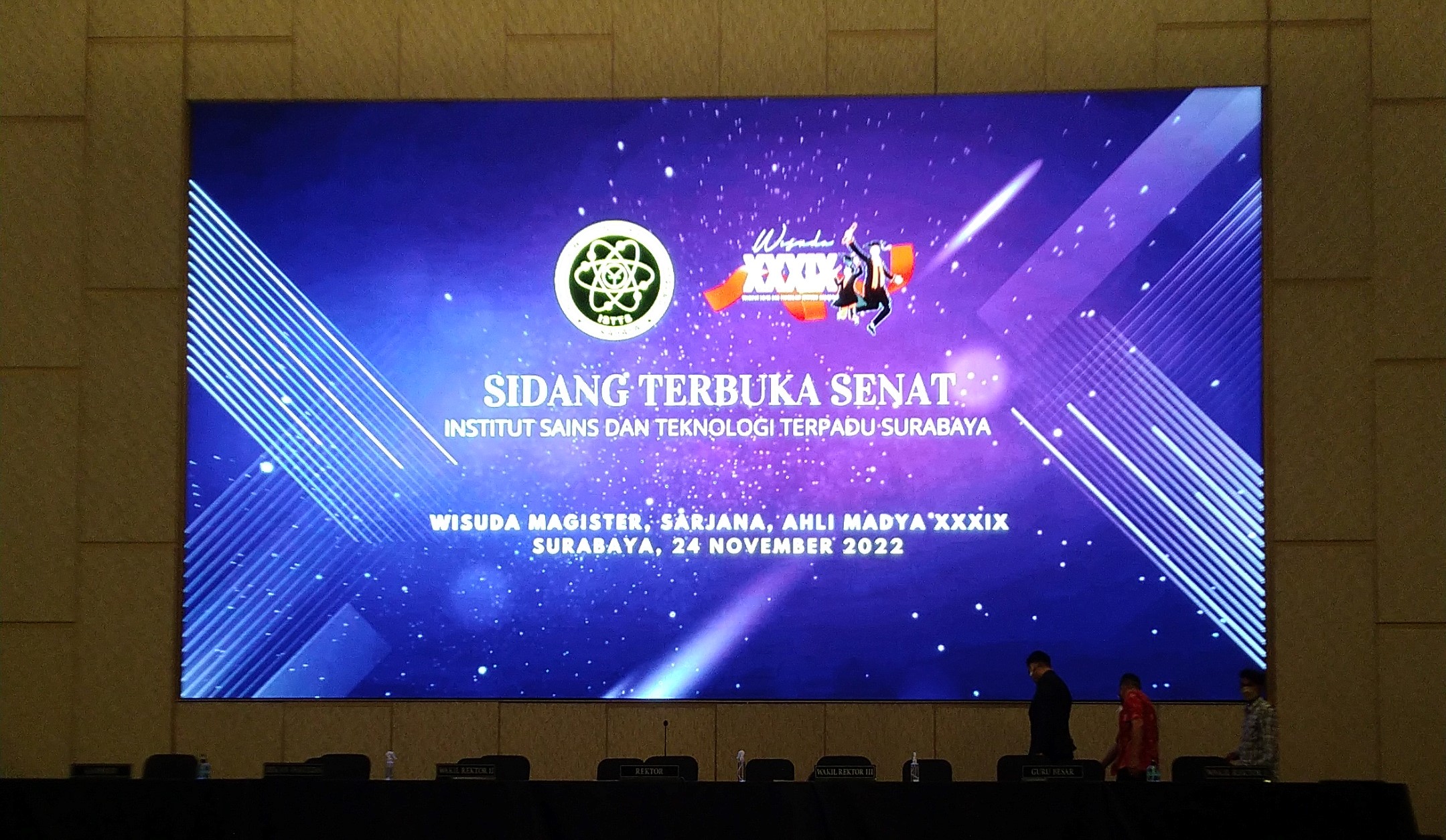 XXXIX Graduation of Surabaya Integrated Science and Technology Institute